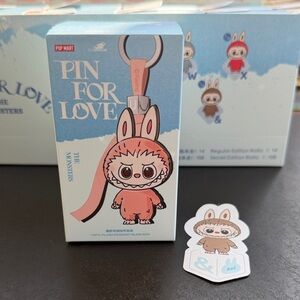 POP MART Labubu Pin for Love &. Brand New